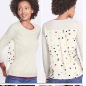 NWOT Boden Eva Mix Sweater, Size Medium
